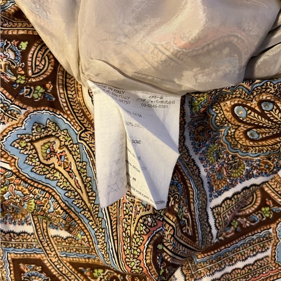 Prada Paisley Silk Skirt Vintage - Picture 5 of 9